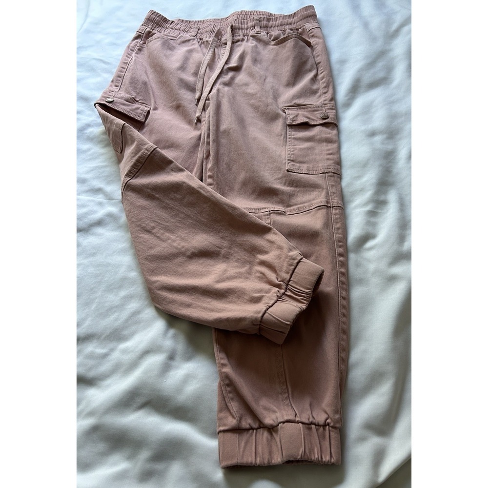 Women's Monkey Ride Jeans Y2K Pink Skater Girlie Cargo Jogger Laidback Size15/32